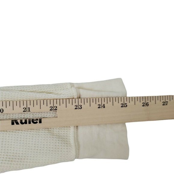 Back When by Anthropologie Sweater Medium Ivory Grateful Graphic Long Sleeve NWT - Picture 11 of 11